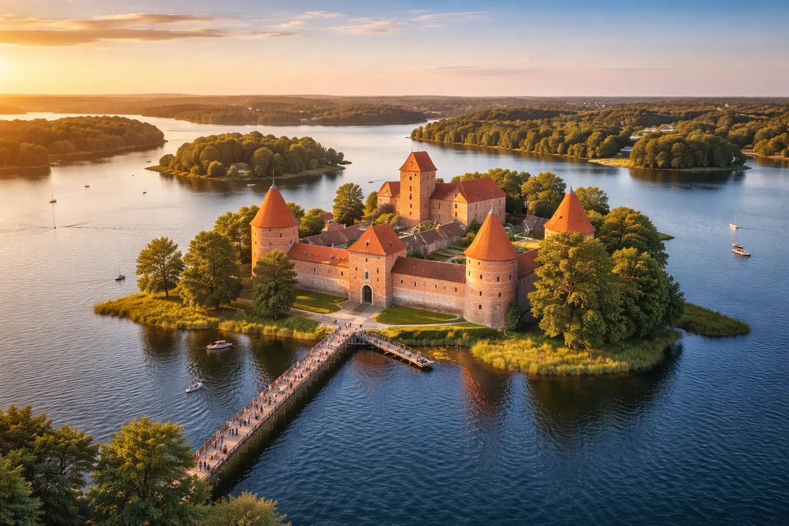 zamek-na-wyspie-w-trokach